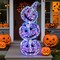 Standing 150 LED Lighted Pumpkin Halloween Decoration with Base